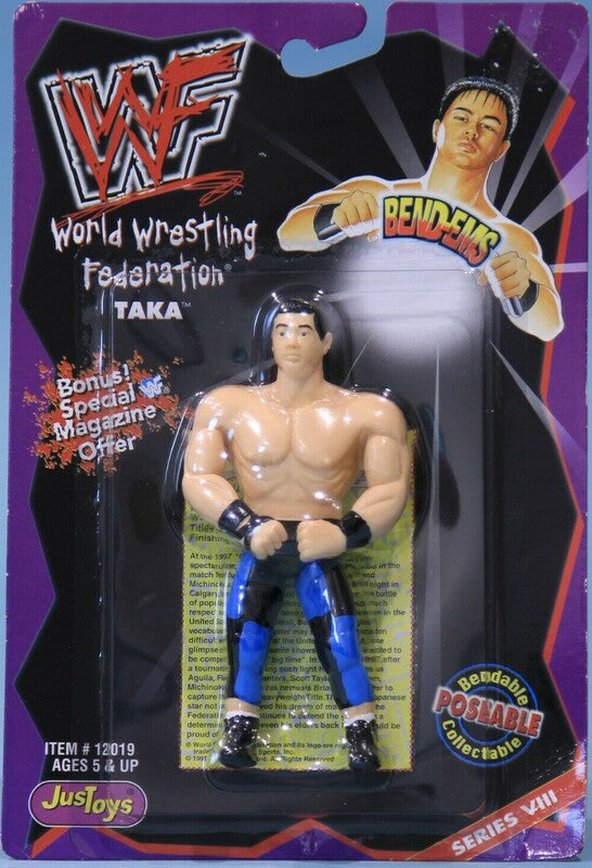 WWF Just Toys Bend-Ems 8 TAKA Action & Toy Figures PWcatalog