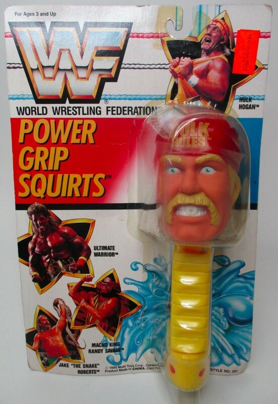 WWF Multi Toys Power Squirt Grips Hulk Hogan Action & Toy Figures PWcatalog