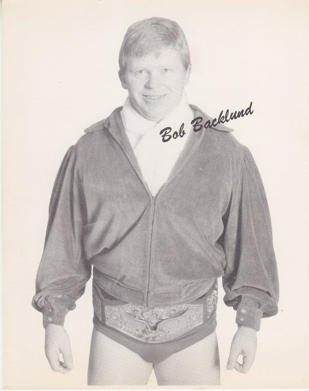 1980's WWWF CHAMPION Bob Backlund Promo Photo PWcatalog