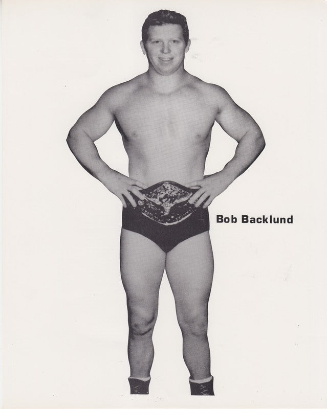 1980's WWWF CHAMPION Bob Backlund Promo Photo PWcatalog
