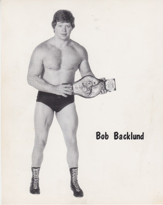 1980's WWWF CHAMPION Bob Backlund Promo Photo PWcatalog