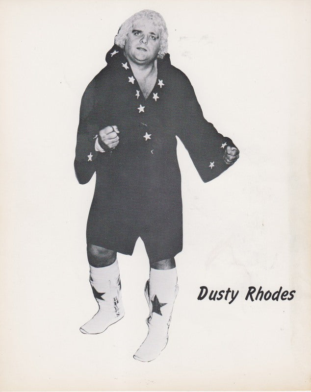1970's WWWF Dusty Rhodes Promo Photo PWcatalog