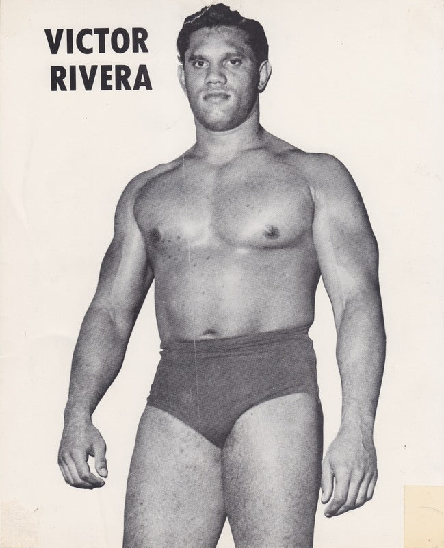 1970's WWWF PUERTO RICAN CHAMPION Victor Rivera Promo Photo PWcatalog
