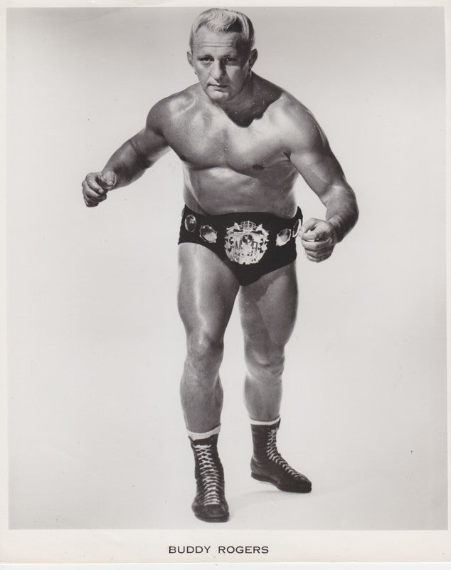 1950's NWA CHAMPION Buddy Rogers Promo Photo PWcatalog