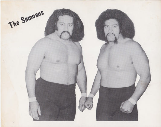 1980s WWWF The Samoans Promo Photo