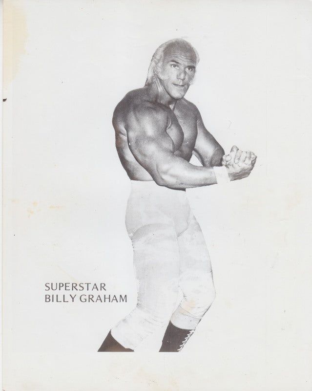 1970's AWA Superstar Billy Graham Promo Photo PWcatalog