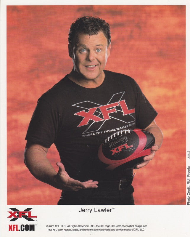 2001 XFL Jerry Lawler X-101 color PWcatalog