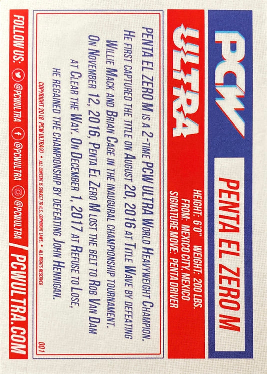 World Heavyweight Champion – Penta el Zero M trading card PW Catalog