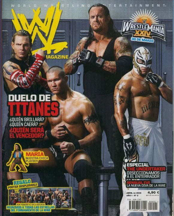 WWE Magazines from Spain April 2008 Magazine PWcatalog