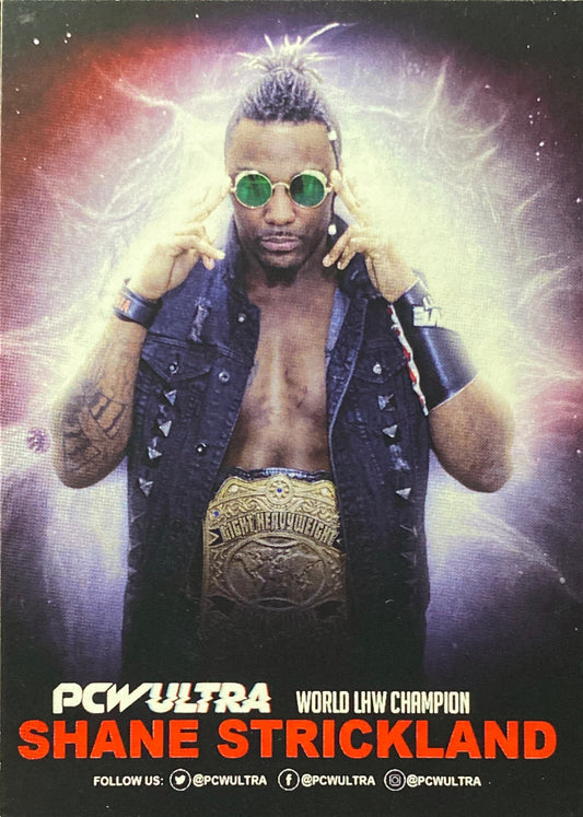 World LHW Champion – Shane Strickland trading card PW Catalog