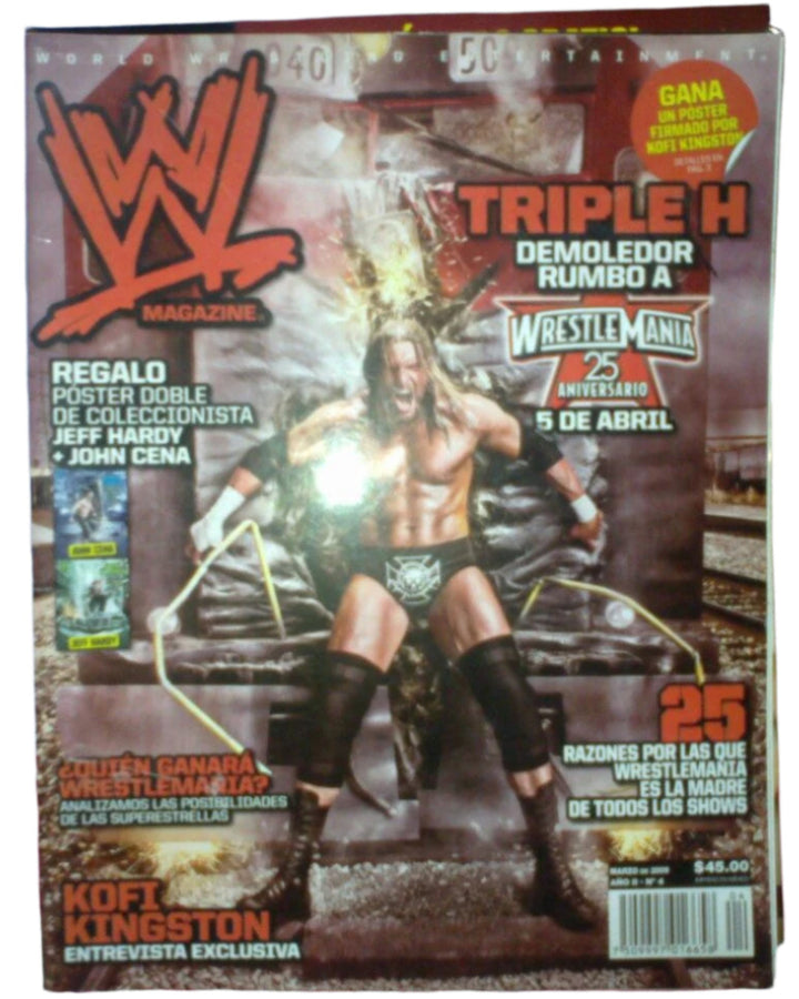 WWE Magazines from Mexico March 2009