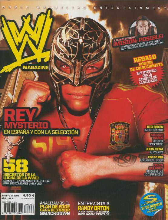 WWE Magazine from Spain August 2008 Magazine PWcatalog