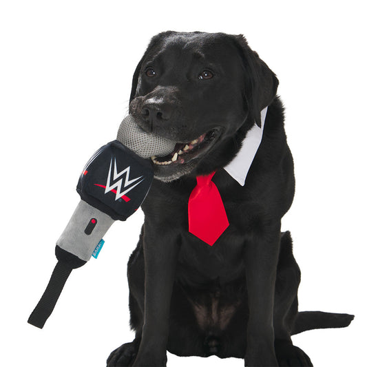 WWE Smack Talk Mic Barkbox Plush Large Pet Toy