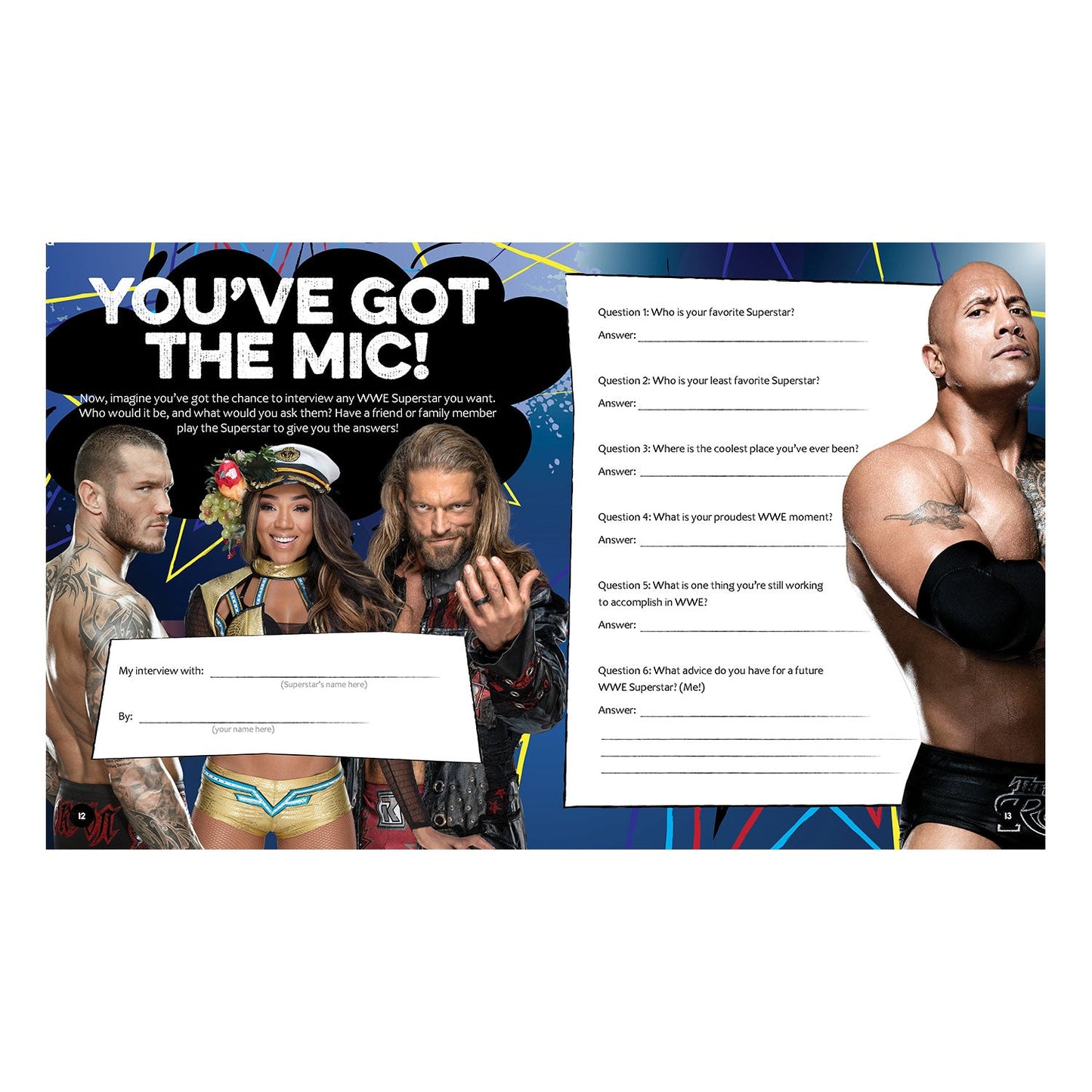 WWE You're a Superstar Guided Activities Book