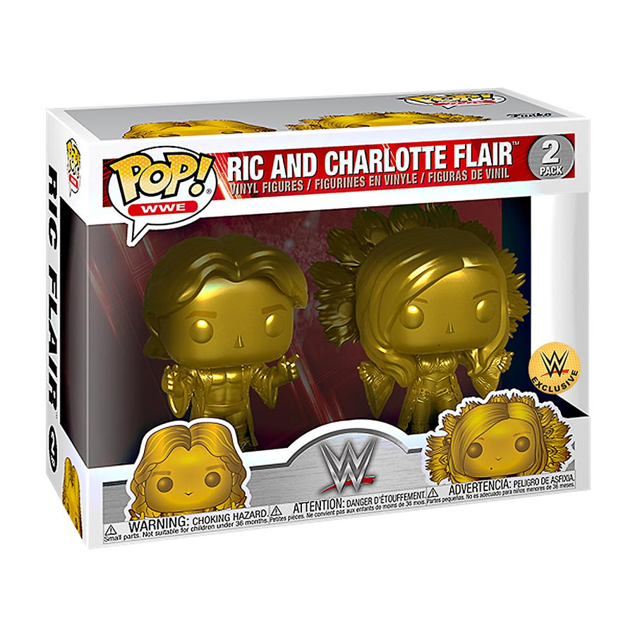 Ric Flair & Charlotte Flair Gold POP! Vinyl Figure 2-Pack