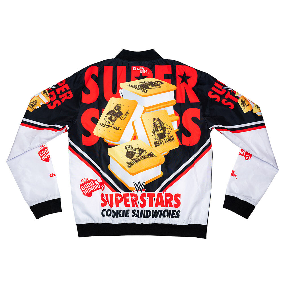 WWE x Good Humor Fanimation Chalk Line Jacket Back
