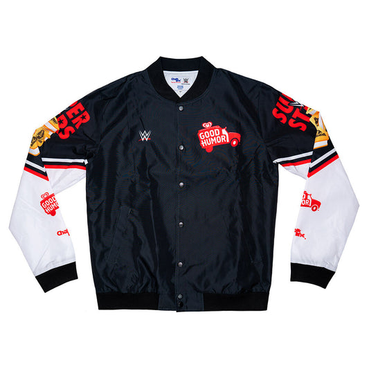 WWE x Good Humor Fanimation Chalk Line Jacket Front 