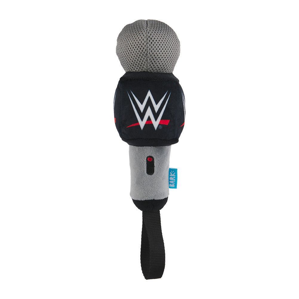 WWE Smack Talk Mic Barkbox Plush Small Pet Toy