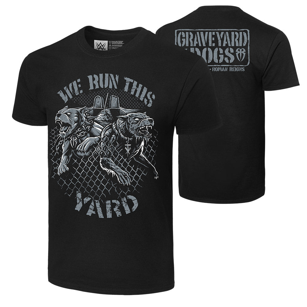 Undertaker & Roman Reigns "We Run This Yard" Authentic T-Shirt