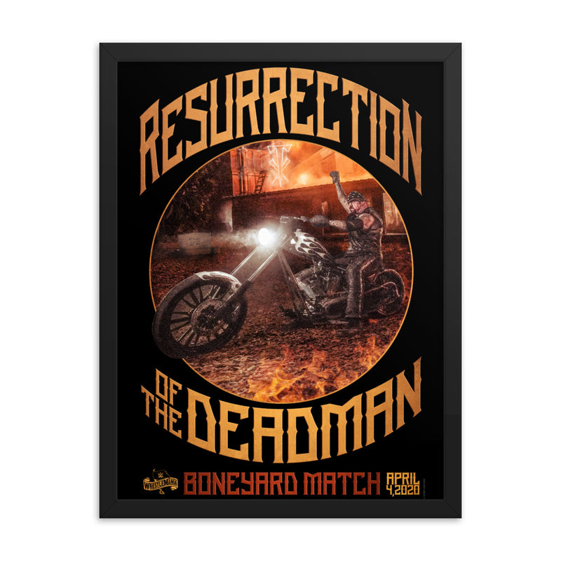 Undertaker "Resurrection of the Deadman" Framed Photo Poster