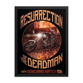 Undertaker "Resurrection of the Deadman" Framed Photo Poster Wall art PW Catalog