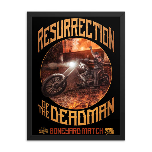 Undertaker "Resurrection of the Deadman" Framed Photo Poster Wall art PW Catalog