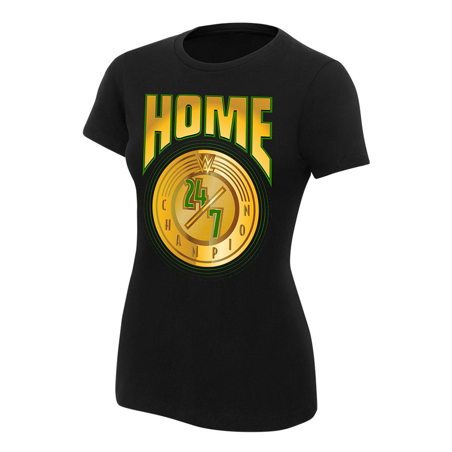 WWE "Home 24/7 Champion" Women's T-Shirt T-Shirt PW Catalog