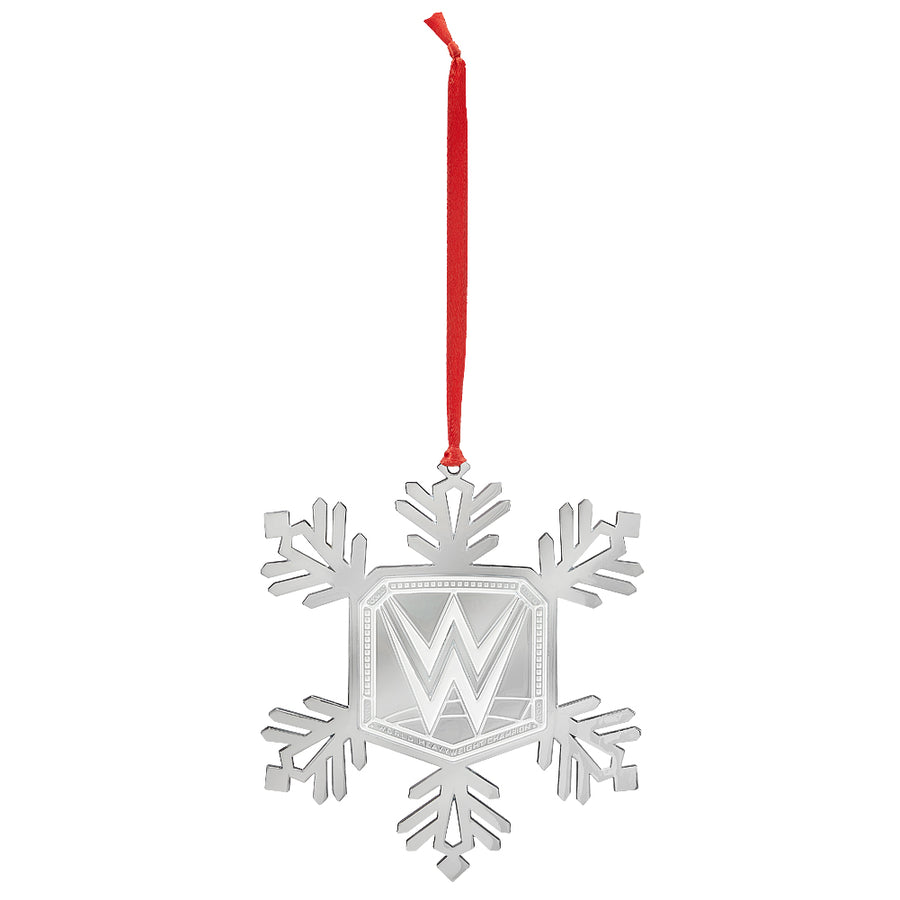WWE Championship Snowflake Ornament