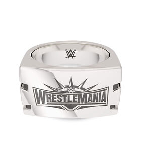 WrestleMania 35 Bixler Notched Ring in Sterling Silver