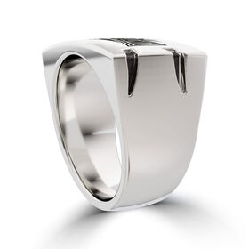 WrestleMania 35 Bixler Notched Ring in Sterling Silver