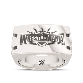 WrestleMania 35 Bixler Notched Ring in Sterling Silver