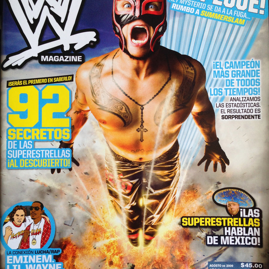 WWE Magazine from Mexico August 2009 Magazine PWcatalog