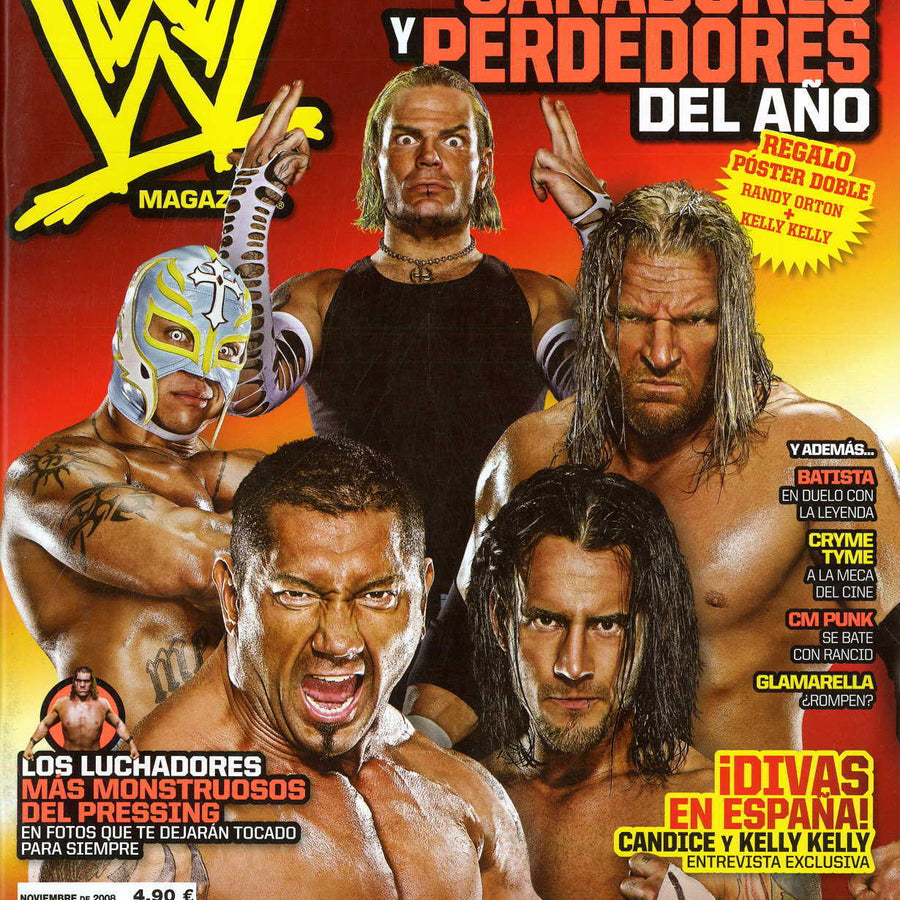 WWE Magazine from Spain November 2008 Magazine PWcatalog