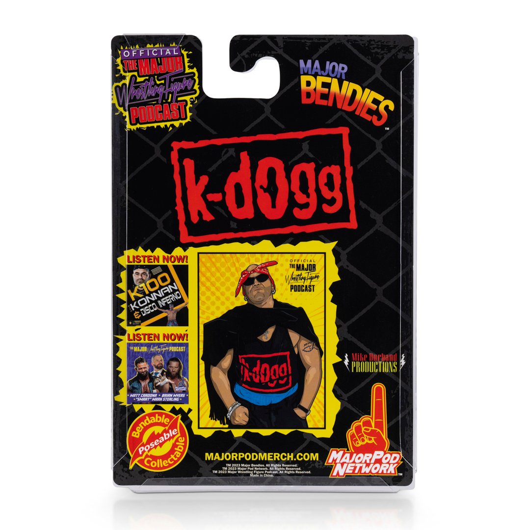 Major Wrestling Figure Podcast Major Bendies Konnan [Exclusive] Action & Toy Figures PWcatalog