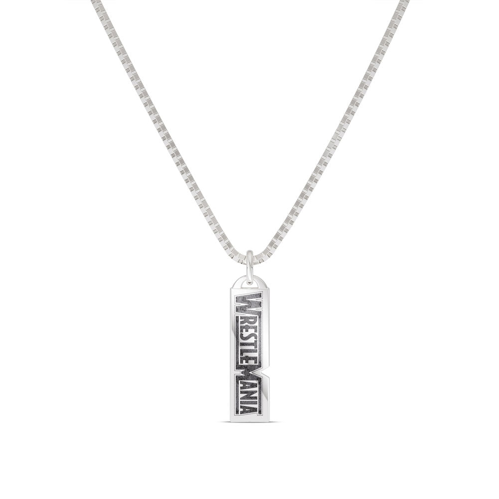 WrestleMania 35 Bixler Women's Dog Tag Pendant in Sterling Silver