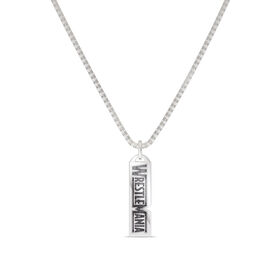 WrestleMania 35 Bixler Women's Dog Tag Pendant in Sterling Silver
