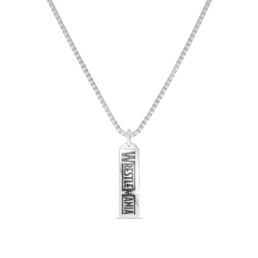 WrestleMania 35 Bixler Women's Dog Tag Pendant in Sterling Silver