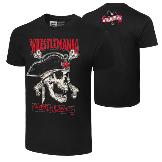 WrestleMania 36 "Adventure Awaits" T-Shirt T-Shirt PW Catalog