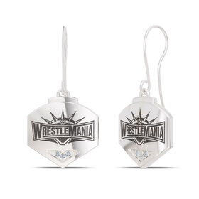 WrestleMania 35 Bixler Dangle Earrings in Sterling Silver