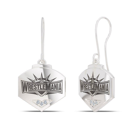 WrestleMania 35 Bixler Dangle Earrings in Sterling Silver PW Catalog