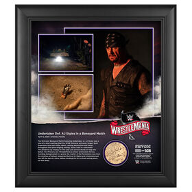 WrestleMania 36 Undertaker "Boneyard Edition" 15 x 17 Plaque