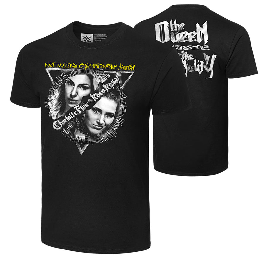 WrestleMania 36 Charlotte Flair vs Rhea Ripley Match Up T-Shirt T-Shirt PW Catalog