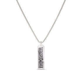 WrestleMania 35 Bixler Dog Tag Pendant in Sterling Silver
