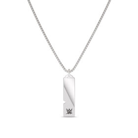 WrestleMania 35 Bixler Dog Tag Pendant in Sterling Silver