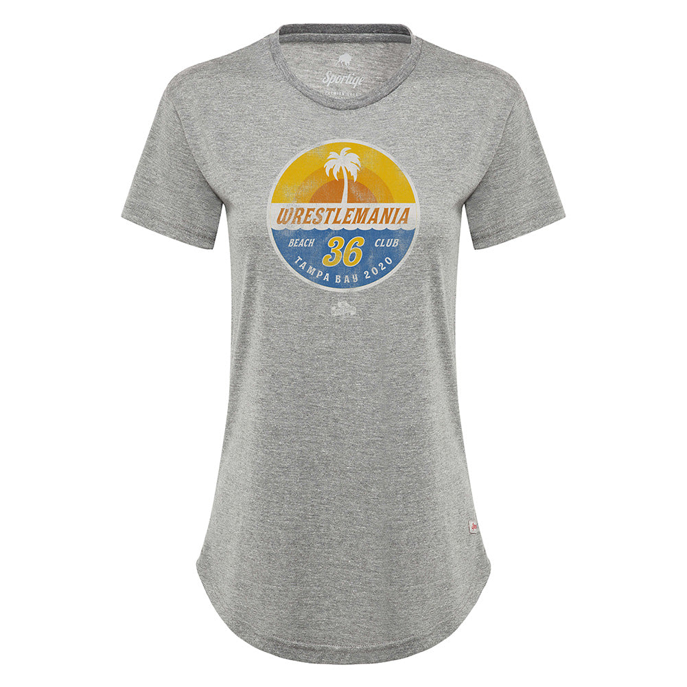 WrestleMania 36 "Beach Club" Sportiqe Women's T-Shirt T-Shirt PW Catalog