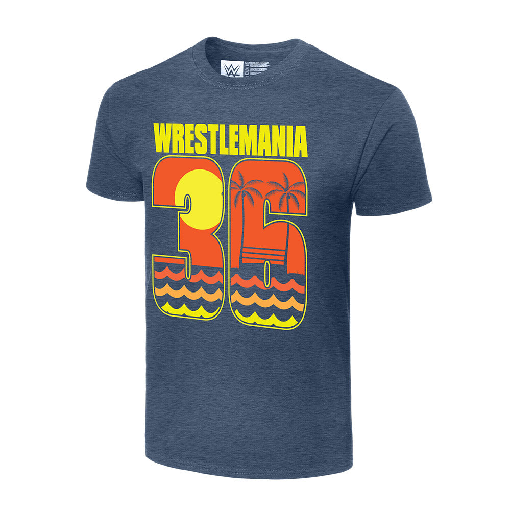 WrestleMania 36 "Sunset" T-Shirt T-Shirt PW Catalog