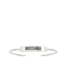 WrestleMania 35 Bixler Tag Cuff Bracelet in Sterling Silver