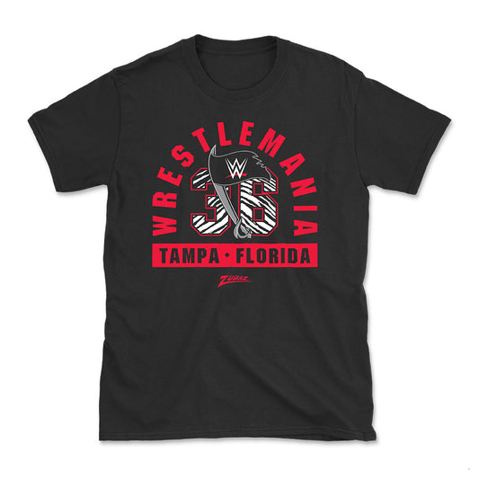 WrestleMania 36 Zubaz T-Shirt T-Shirt PW Catalog