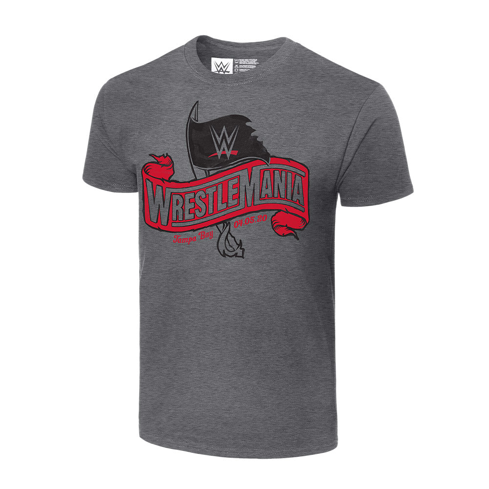 WrestleMania 36 Vintage Logo T-Shirt T-Shirt PW Catalog