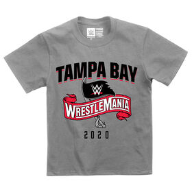 WrestleMania 36 "Sports Style" Youth Grey T-Shirt T-Shirt PW Catalog